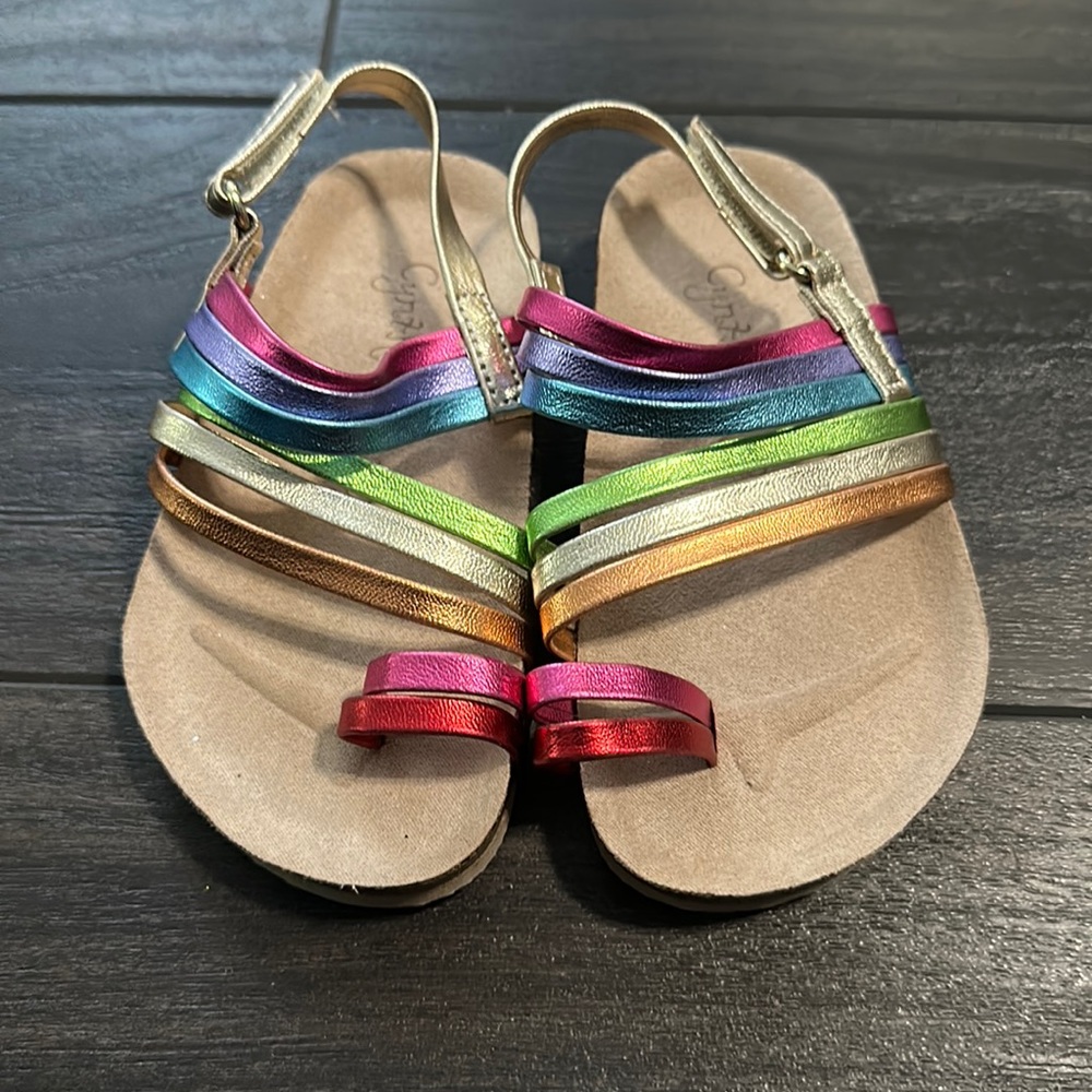 Cynthia Rowley Toddler Rainbow Sandals - Size 5